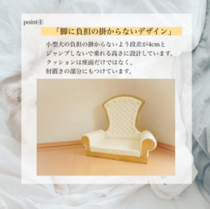 QUEEN SOFA～愛犬が貴族のようになる撮影用ソファ～